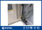 Tủ viễn thông ngoài trời IP55 16U chịu thời tiết với thiết kế điều hòa không khí và khóa chống trộm